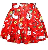 Alaroo Girls Printed Pleated Sweet Skirts