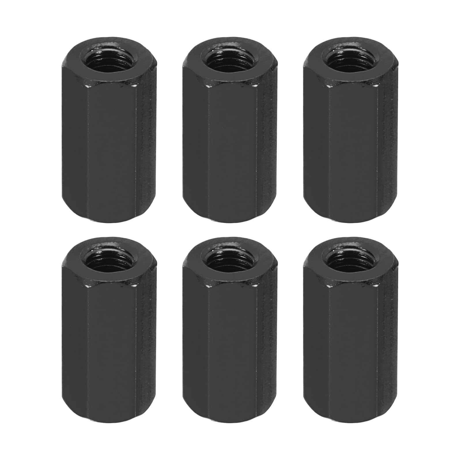 PATIKIL M3 Hex Nuts, 6pcs Aluminum 10mm L Female Metal Spacer Screw Standoff for M3 Screws Bolts RC Car Drones Stacks Motherboard
