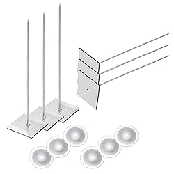 PATIKIL 100mm Self Stick Insulation Pins, 50Sets