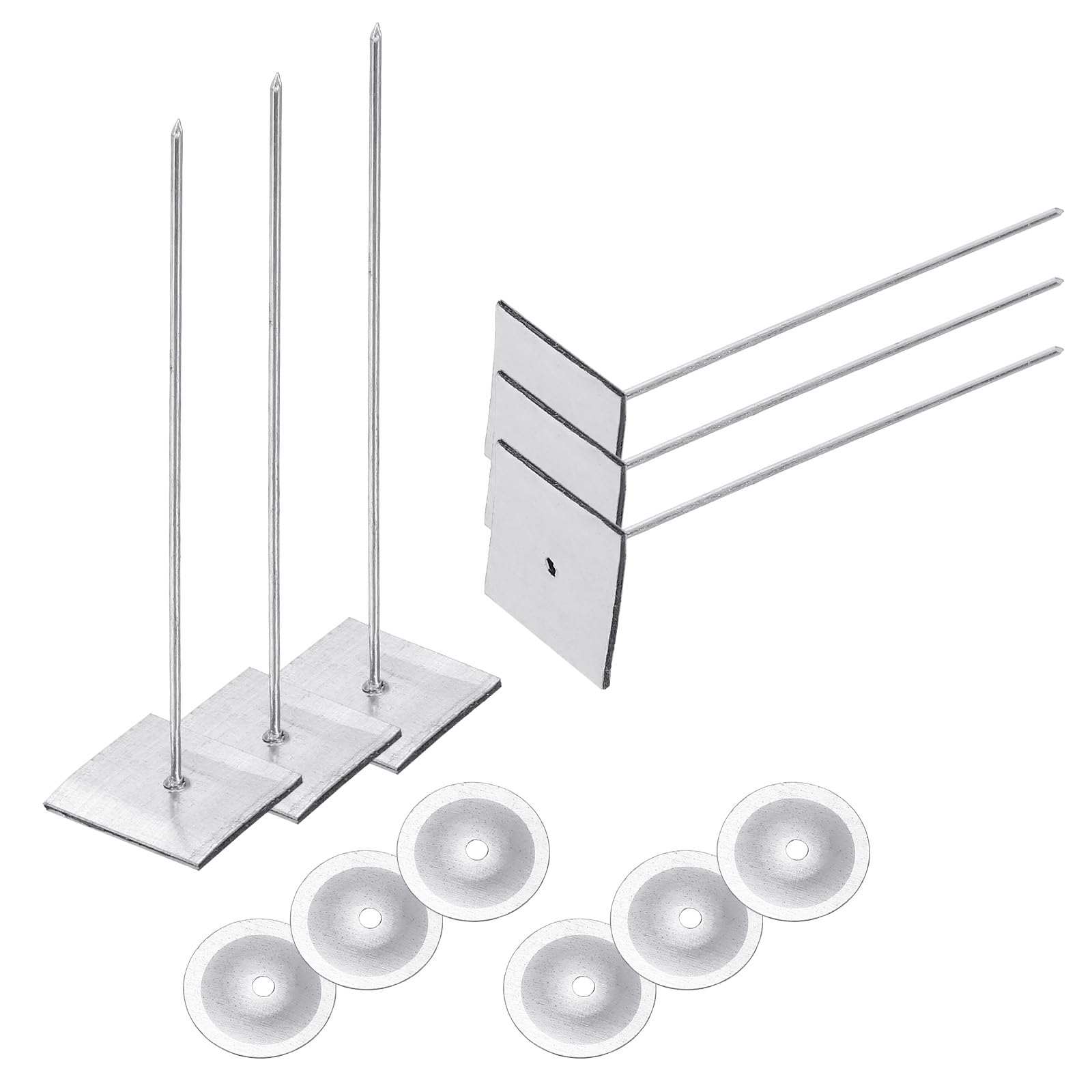 PATIKIL 100mm Self Stick Insulation Pins, 50Sets