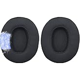 Replacement Cooling-Gel Ear Pads for Skullcandy Crusher Wireless/Evo/ANC Hesh 3/EVO/ANC, Headphones Earpad Cushions, Headset Ear Covers Also Fit Skullcandy Venue Wireless Headphones-CG Black