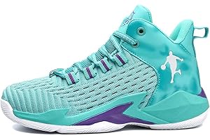 DHOVOR Boys Girls Basketball Shoes Kids Fashion Sneakers Athletic Tennis Shoes for Little Kids/Big Kids Walking Shoes