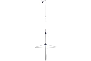 Thirteen Chefs Outdoor Shower for RV and Pool, Portable Outside Design with Freestanding Base