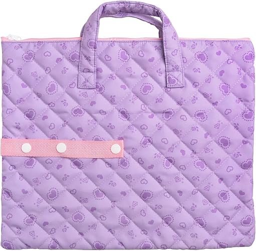 Amazon レッスンバッグ Starline 女の子 男の子 ランドセル 装着可能 トートバッグ ファスナー 学童かばん キッズ ジュニア 子供 おしゃれ キルティング Hauhau ハウハウ シューズ バッグ