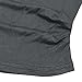 Grey Tops for Women Cold Shoulder Summer Sexy Casual Loose Fitting Boutique Dolman Sleeve T Shirts L