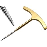 ARTMAN INSTRUMENTS Dental Root Extraction Screw Elevator for Front Roots- Ergonomic Handle Dental Tool for Oral Surgery, Tooth Extraction, Implantology, and Endodontic