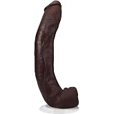 Doc Johnson Signature Series - Dredd - 13.5 Inch ULTRASKYN Dildo with Removable Vac-U-Lock Suction Cup - F-Machine &amp; Harness Compatible - for Adults Only, Chocolate
