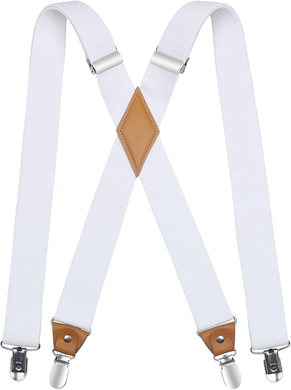 Sencillo Bretelle da uomo con forti clip a Y, 1 nero, 110 cm lang und 3