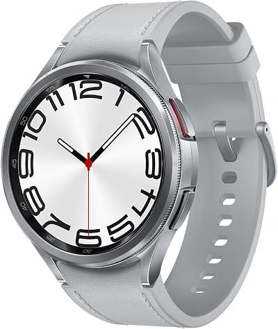 Samsung Galaxy Watch6 Classic Smartwatch 47mm Silver BT Fitness GPS 3 Yr
