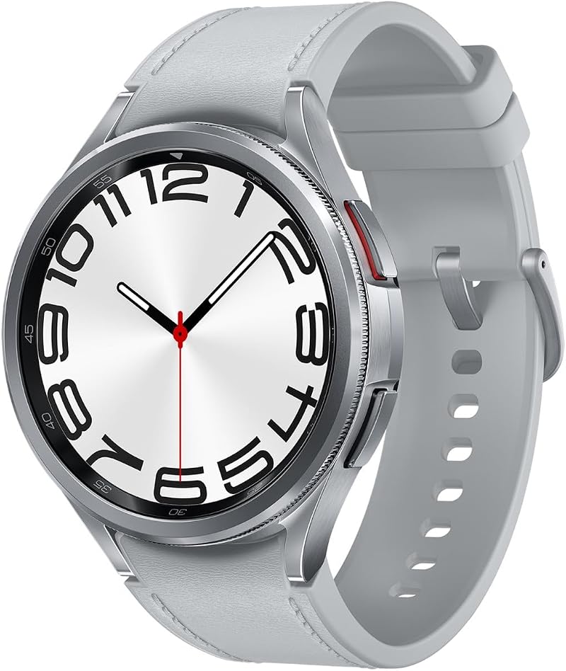 Samsung Galaxy Watch6 Classic Smartwatch 47mm Silver BT Fitness GPS 3 Yr