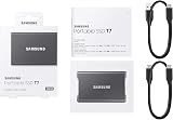 Samsung T7 Portable SSD 2TB USB 3.2 Gen 2 10Gbps Password Protection Fast view 5