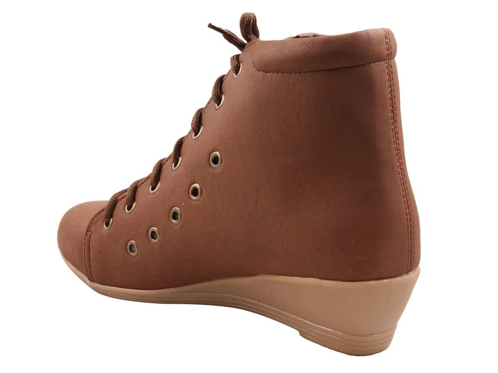 adorn women's artificial leather boots
