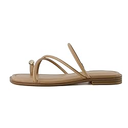 CUSHIONAIRE Venue Women’s Strappy Toe-Loop Slide