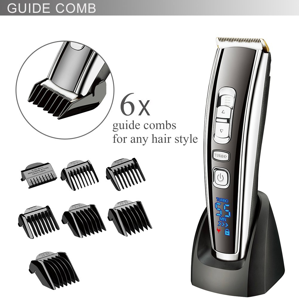 Hatteker Profi Herren Haarschneider Set Haarschneidemaschine für Hatteker Profi Herren Haarschneider Set Haarschneidemaschine für Männer Profi Haartrimmer für Akku und Netzbetrieb Hair clipper Bestes Geschenk für