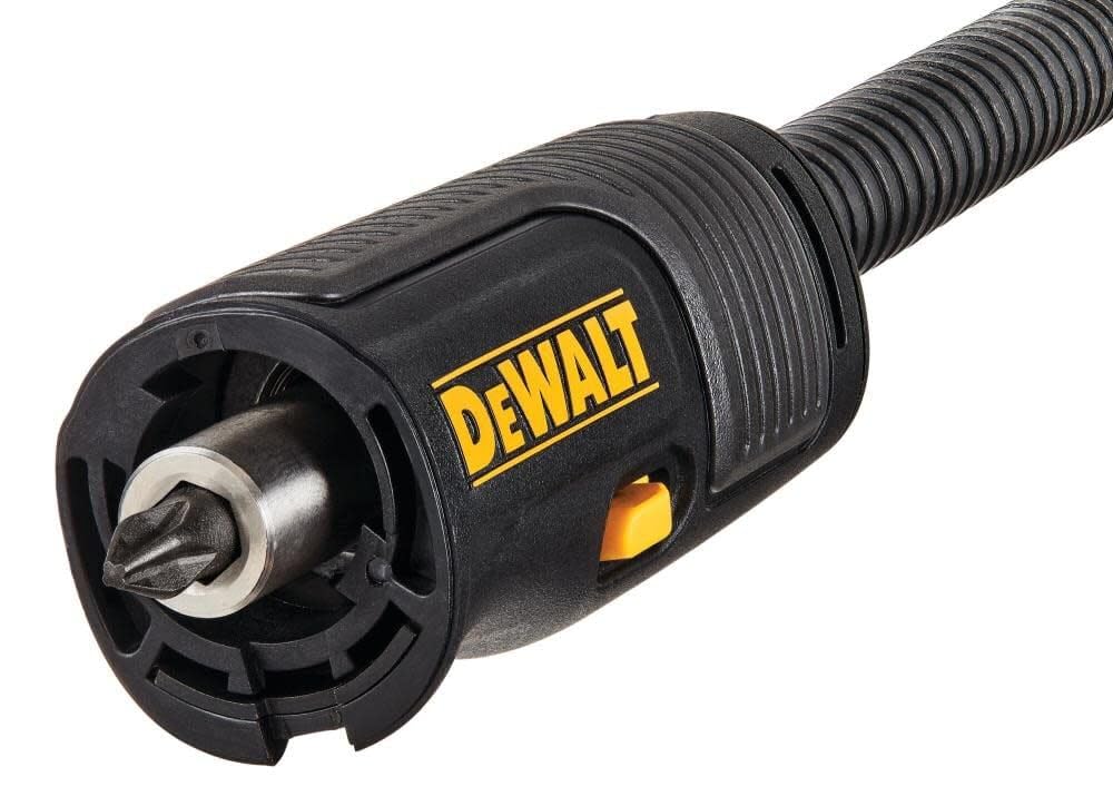 DEWALT FLEXTORQ Right Angle Drill Adaptor, 4-in-1 System, 12-Inch (DWAMRASETFT)