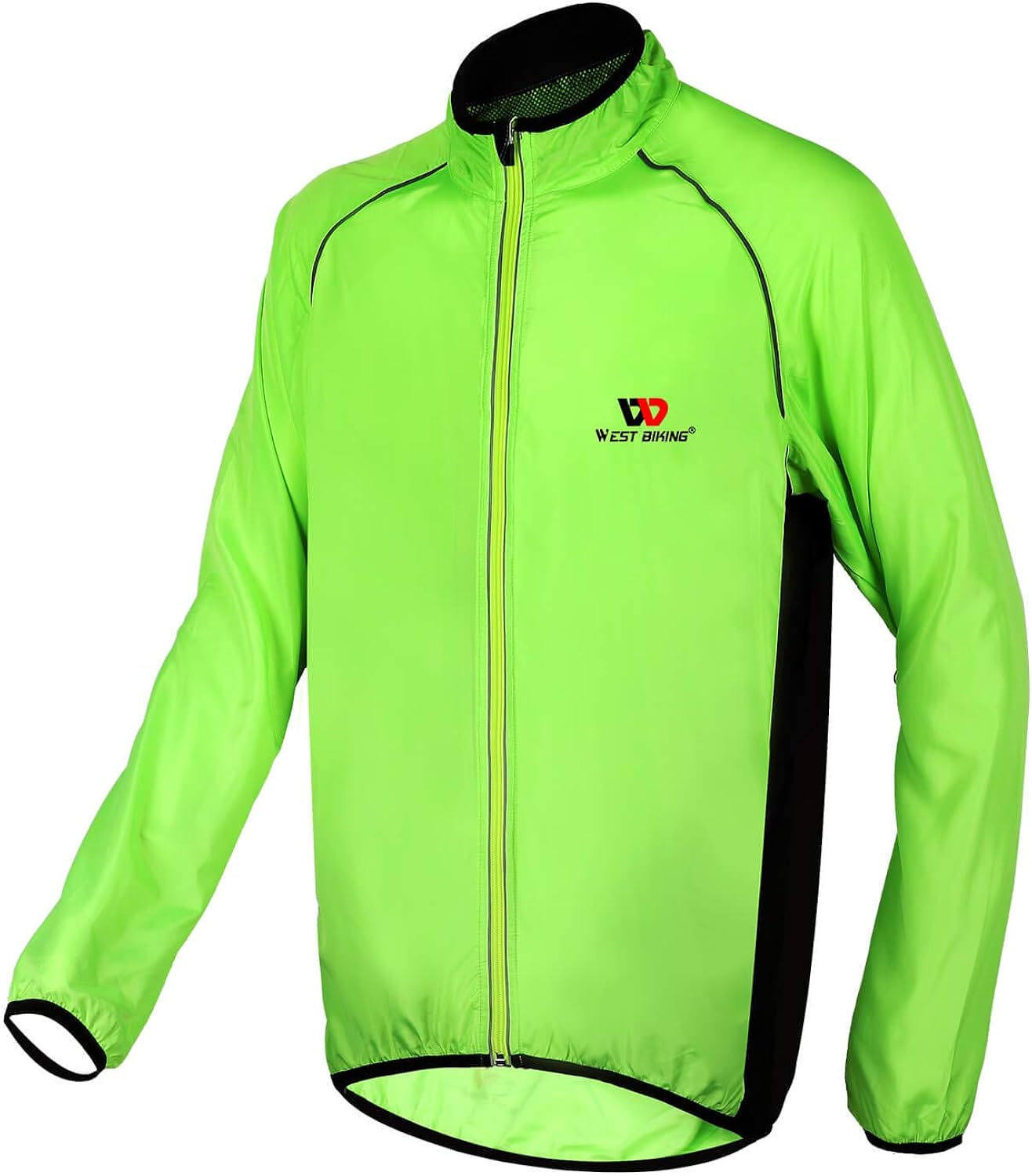 Windproof Cycling Jacket, Ultralight Waterproof Running Jacket Men
