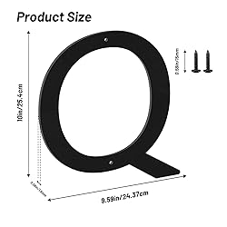 10 Inch House Numbers and Metal Letters for Outdoor