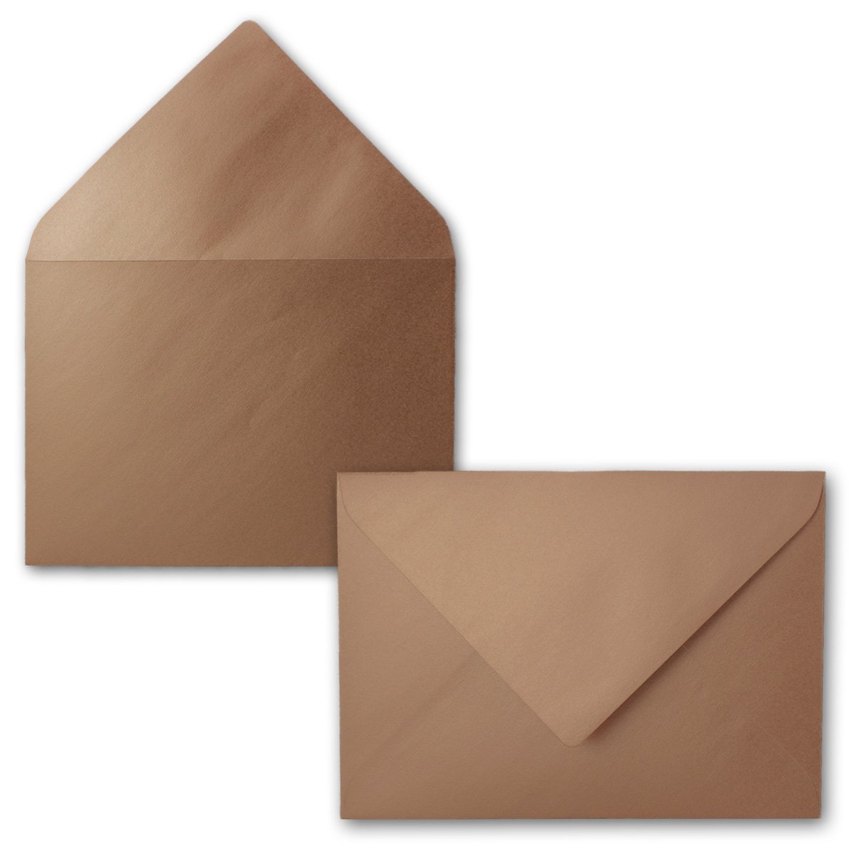 Neuser FarbenFroh C5 Envelopes, 229 x 162 mm, Self-Adhesive 50 Umschläge 44-Bronze Metallic