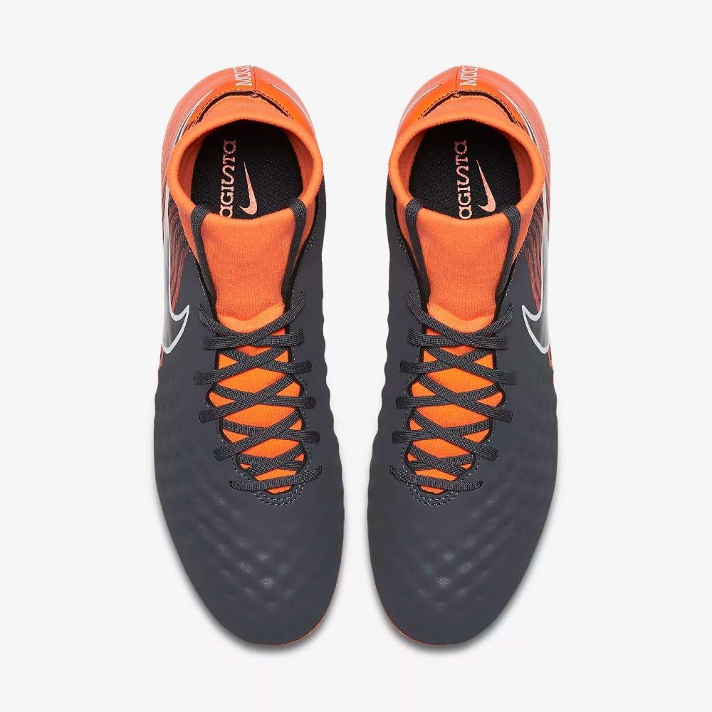 Nike ナイキ ハイカットスパイク マジスタ オブラ ソックス一体型 ブーツ型 スパイク Magista Obra Ii Academy Dynamic Fit Fg 日本未発売 ダークグレイ トータルオレンジ 26 ナイキ Nike サッカー フットサル Amazon