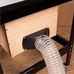 POWERTEC 70150 Rectangular Dust Hood Collector