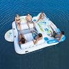 Tropical-Tahiti-Floating-Island-Lounger-Seat-With-6-Person-Capacity