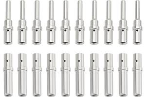 ECSiNG 10 Sets 12 Pin Electrical Wiring Crimp Terminal DTP Terminals 0460-204-12141 0462-203-12141 Compatible with Deutsch 12