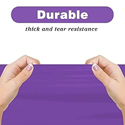 Kopokita 2PCS Purple Plastic Tablecloths 54 x 108