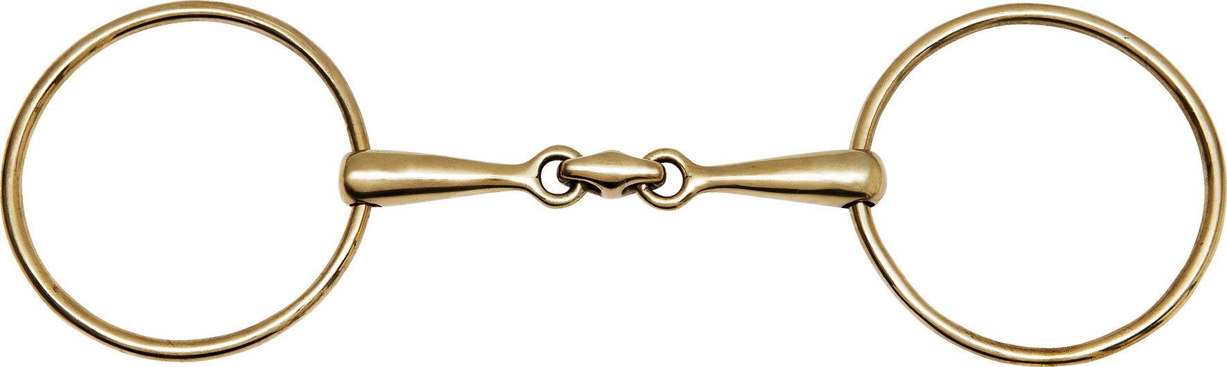 Feeling Unisex Adult 600916 Anatomic Rings Snaffle Bit - Multi-Coloured, 135 mm