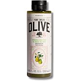 KORRES Pure Greek Olive Shower Gel, Honey Pear, 8.45 Fl Oz | With Cretan Olive Leaf Extract, Active Aloe &amp; Wheat Proteins; foaming olive oil formula, 8.45 Fl Oz.