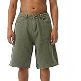 EMMIOL Mens Baggy Jean Shorts Loose Fit Denim Shorts Men Summer Casual Jorts Y2k Hip Hop Short Jeans Streetwear Clothes