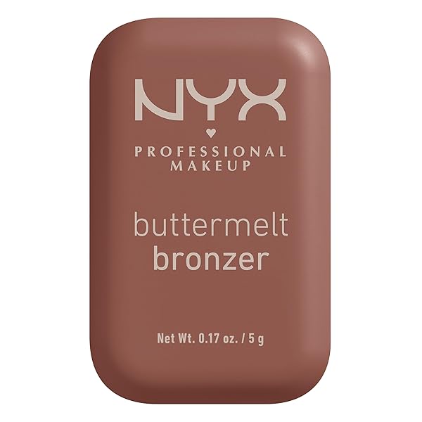 NYX PROFESSIONAL MAKEUP MATTE BUTTERMELT BRONZER, LONGWEAR FACE MAKEUP WITH UP TO 12 HOURS OF WEAR, VEGAN FORMULA – BUTTA OFF (MEDIUM DEEP GOLDEN)