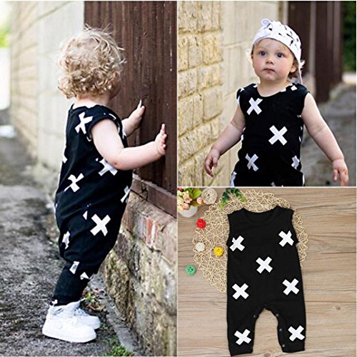 Baby Boy Clothes,Efaster Toddler Baby Boy Geometric Print Romper Jumpsuit Costume