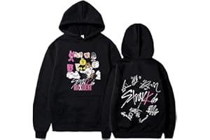 Xkpopfans SKZ Maxident Hoodie Merch SKZ Concert Support Sweater Pullover for Womens Mens