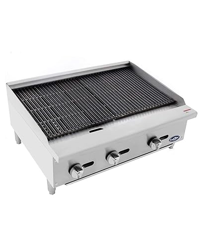 CookRite ATRC-36 Natural Gas Radiant Commercial Charbroiler Heavy