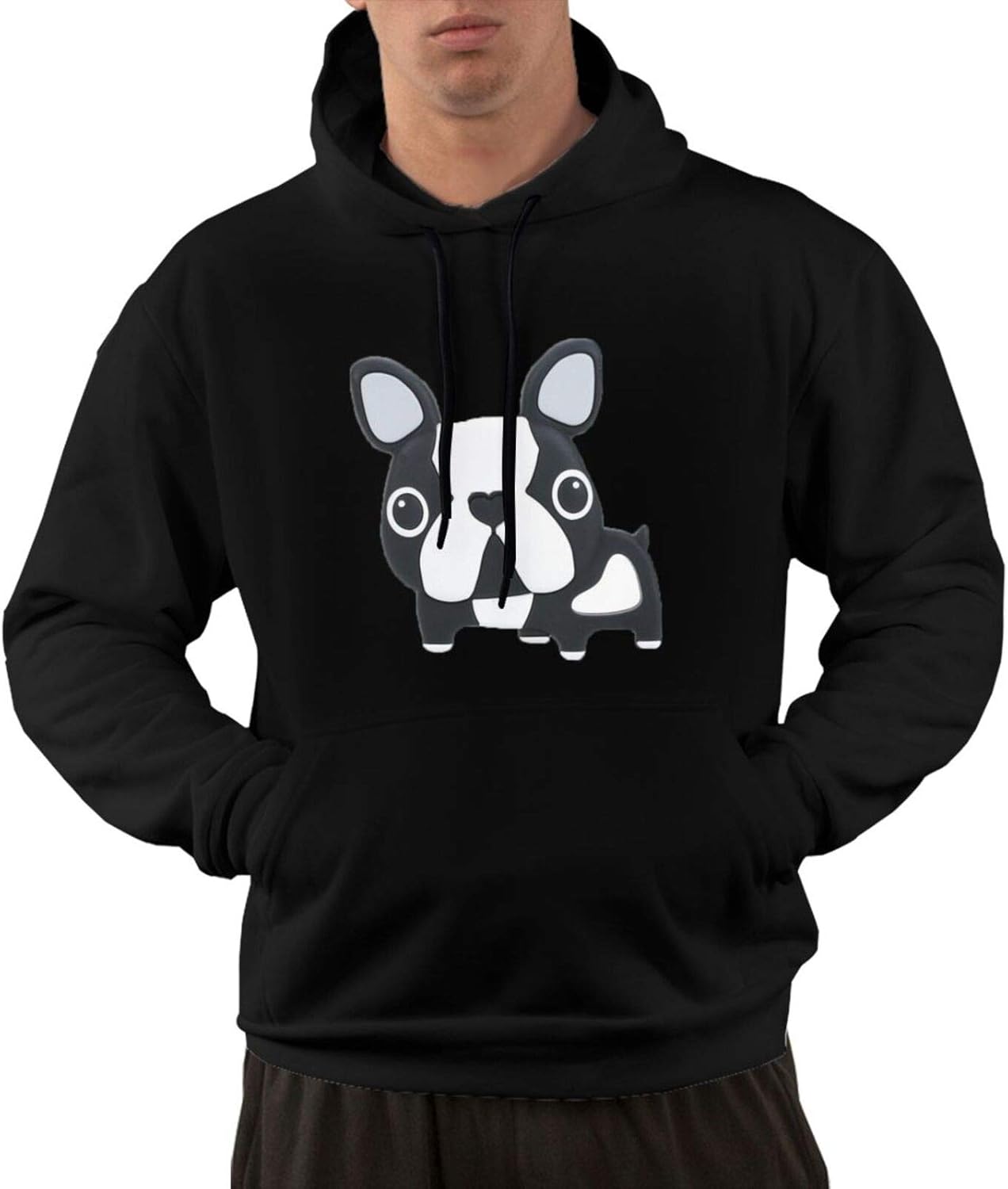 Boston Terriers Dog Mom Mans Womens Unique Casual Hooded Sweater with