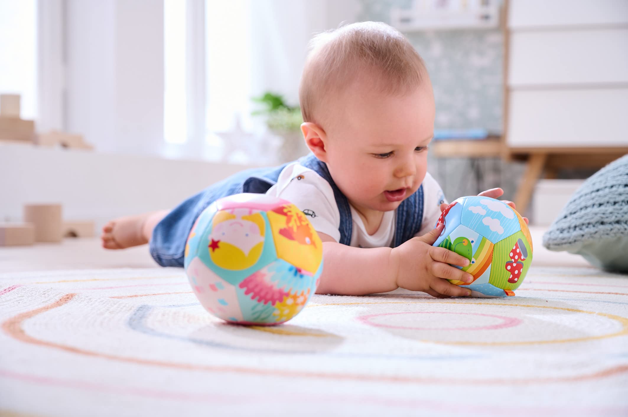 HABA Soft Baby Ball Tummy Time & Sensory Play - 4.5