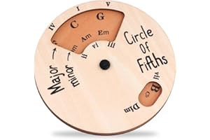 Wooden Musician Melody Wheel, Chord Tool Music Transpose Tool Chord Musicians Musical Songwriter Music for Key Signature Note