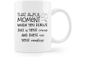 uinwk Funny Boss Mug, Office Coffee Cup Ceramic, Office Humor Gifts, Sarcastic Gifts for Boss Leader Coworkers Women Men, Ceramic Coffee Tea Mug 11 oz