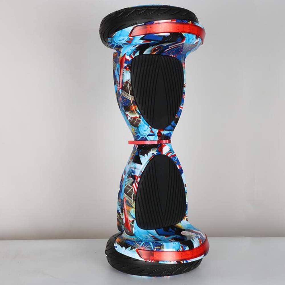 Hoverboard 10" Self Balancing Electric Scooter with LED Light for Adults and Kids Sports and Outdoors