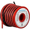 BNTECHGO 14 Gauge Silicone Wire Spool Red and Black Each 20ft 2 Separate Wires Flexible 14 AWG Stranded Tinned Copper Wire