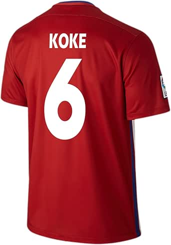 Amazon.com: NIKE Koke #6 Atletico de Madrid Home Soccer ...
