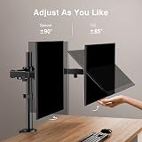 ErGear Dual Monitor Stand 13-32 Inch Adjustable Tilt Swivel Rotate 360 VESA view 4