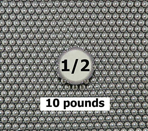 1/2" Steel Ball Sling Shot Ammo 10 lbs Ships only by USPS Priority Flat Rate