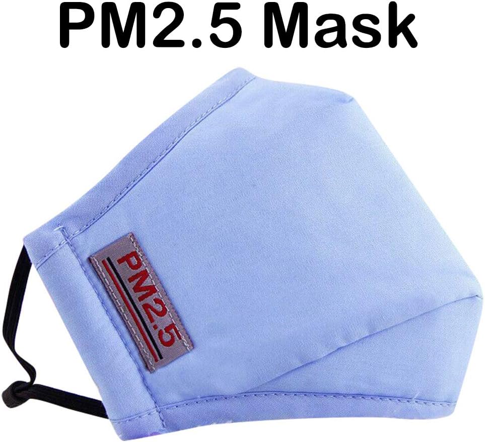 Unine PM2.5 Face Cover Respirator Breathing Filter, Reuseable Cotton Disposable Breathable Safety Air Fog Filters,Protection from Dust for Women Man,Outdoor Indoor Sports Activities Use