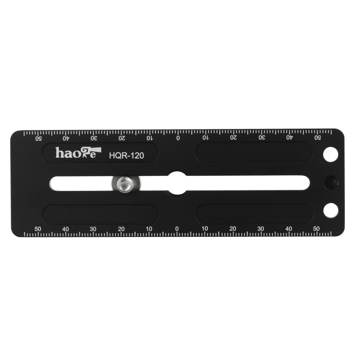 Haoge HQR-120 120mm Multi-purpose Long Quick Release Plate Extender Sliding Rail for Camera Tripod Ballhead Ball Head Clamp fit Arca Swiss