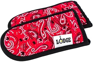 Lodge HHBAN41 Handle Holder, Bandana, Red/Black