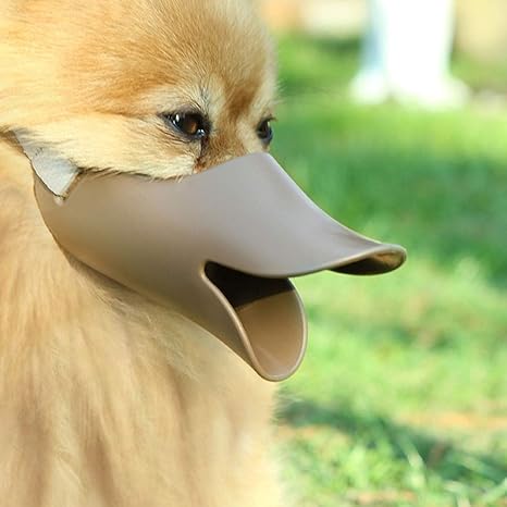 Entenschnabel Mundschutz Fur Hund Mundschutz Bissschutz Maulkorb Bissfest Fur Kleine Hunde Yawj Color Brown Size 15cm 4 5cm Amazon De Kuche Haushalt