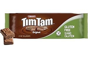Arnott’s Tim Tam Gluten Free Milk Chocolatey Cookie, Original Flavour 150g