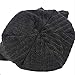 JollyChic Women's Loose Brief Cotton Knit Dome Hat Grey