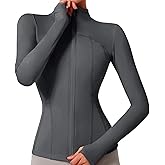 VUTRU Womens Workout Yoga Jackets Zip Up Athletic Sport Track Shirts Ligheweight Gym Tops